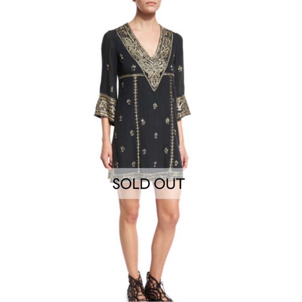 Alice + Olivia Ray Embroidered Dress